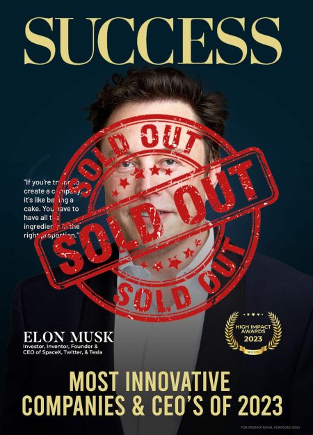 Elon Musk Success Magazine Coverv223